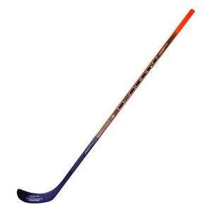 Hokejka 147cm, dřev., laminátová, levá - oranžová
