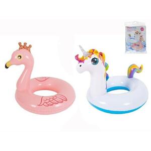 SUN CLUB Nafukovací kruh 55 cm Plameňák / Jednorožec