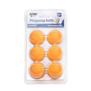 Acra míčky na stolní tenis 6 ks, 40mm, ABS