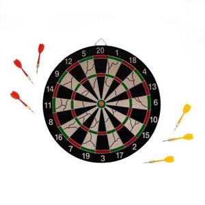 Acra terč na šipky 15", 38cm, kovový rám, 6 šipek