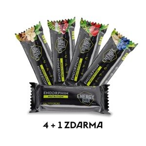 Endorphin Nutrition Balíček energetických tyčinek  balíček 4+1 zdarma Energy Bar
