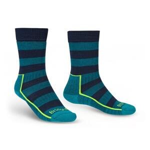 Pánské ponožky Bridgedale Hike LW Performance Boot Pattern Zelená L