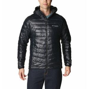Pánská zimní bunda Columbia Platinum Peak™ Hooded Jacket Černá XXL