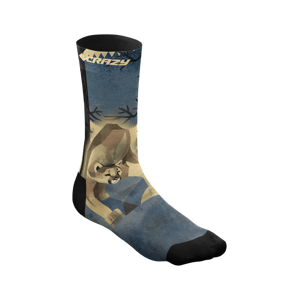 Dámské ponožky Crazy SOCKS Modrá 43-46