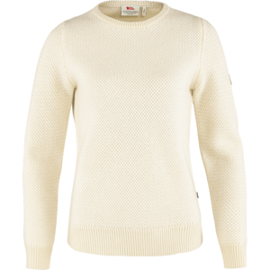 Fjällräven Dámský lifestylový svetr  Övik Structure Sweater W Bílá L