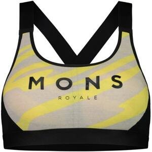 Dámská sportovní podprsenka Mons Royale Stella X-Back Bra Žlutá L