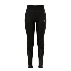 Dámské zimní běžecké kalhoty Odlo ZEROWEIGHT WARM REFLECTIVE Černá S