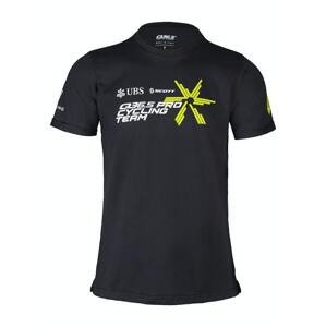 Pánské cyklistické triko Q36.5 Pro Cycling Team T-shirt Černá XXL