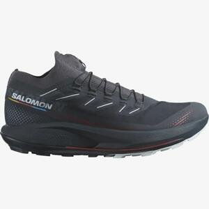 Pánské běžecké boty Salomon SHOES PULSAR TRAIL 2 /PRO Carbon/Fiery Red/Arctic Ice 12 UK