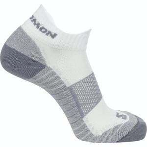 Běžecké ponožky Salomon AERO ANKLE Bílá S