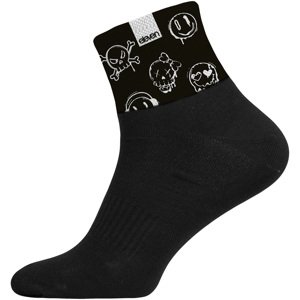 ELEVEN sportswear Ponožky Eleven Huba Skullies Black Velikost: L (42-44)
