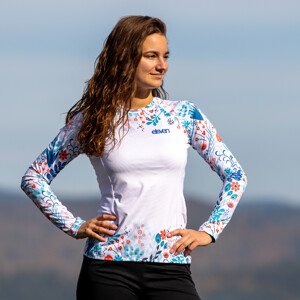Dámské funkční triko Eleven Domi Meadow White Velikost: XS