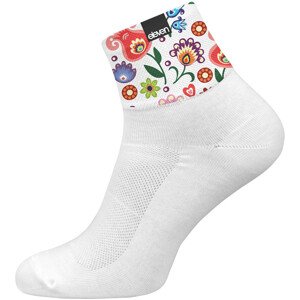 Ponožky Eleven Huba Folklor White Velikost: XL (45-47)