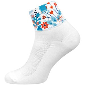 Ponožky Eleven Huba Meadow White Velikost: L (42-44)