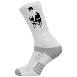 Ponožky Eleven Suba Skull Paint White Velikost: XL (45-47)