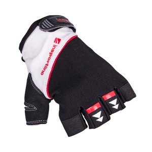 Fitness rukavice inSPORTline Harjot  S  černo-bílá