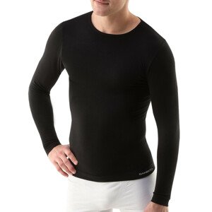 Unisex triko s dlouhým rukávem EcoBamboo  černá  M/L