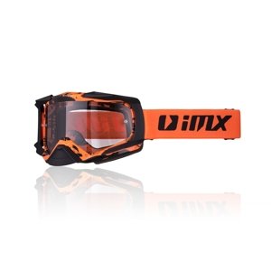 Motokrosové brýle iMX Dust Graphic  Orange-Black Matt