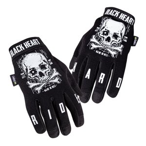 Moto rukavice W-TEC Black Heart Web Skull  černá  3XL