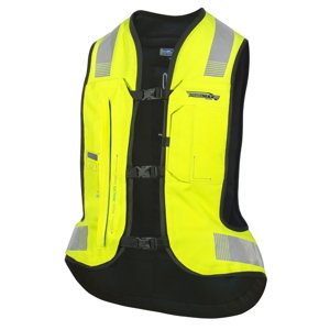 Airbagová vesta Helite e-Turtle HiVis, elektronická  žlutá  XS
