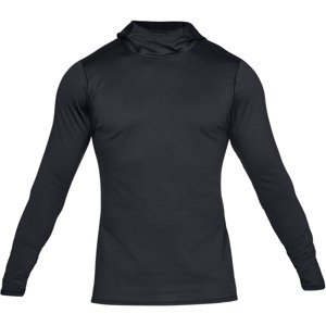 Pánské triko Under Armour Fitted CG Hoodie  Black/Charcoal  M