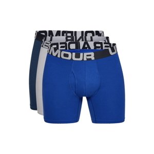 Pánské boxerky Under Armour Charged Cotton 6in 3 Pack  M  Royal