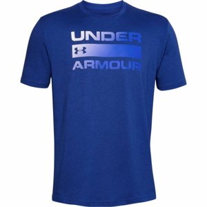 Pánské triko Under Armour Team Issue Wordmark SS  S  American Blue