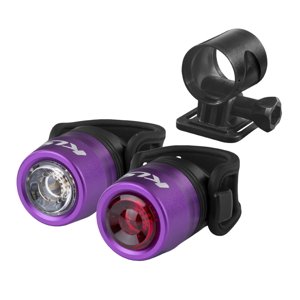 Sada osvětlení Kellys IO USB Set  Purple