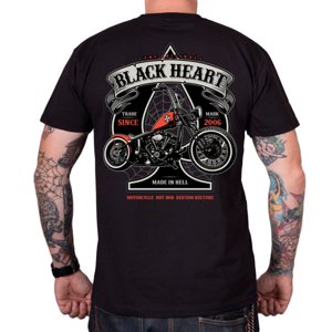 Triko BLACK HEART Orange Chopper  černá  3XL