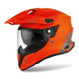 Moto přilba Airoh Commander Color oranžová matná  M (57-58)