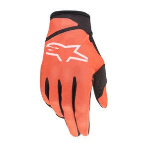 Motokrosové rukavice Alpinestars Radar oranžová/černá  XXL