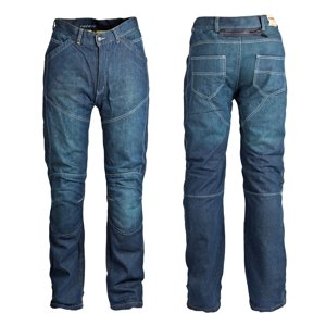 Pánské jeansové moto kalhoty ROLEFF Aramid  38/2XL  modrá