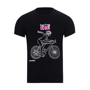 NU. BY HOLOKOLO Cyklistické triko s krátkým rukávem - ICON LADY  - černá 2XL