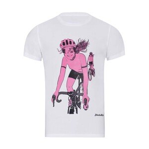 NU. BY HOLOKOLO Cyklistické triko s krátkým rukávem - WIND LADY - bílá XS