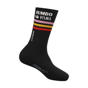 AGU Cyklistické ponožky klasické - JUMBO-VISMA TRIPLE VICTORY 2023 - černá