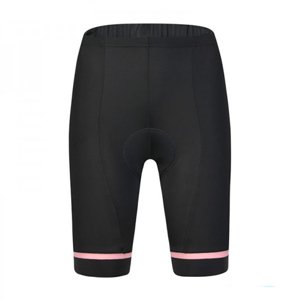 MONTON Cyklistické kalhoty krátké bez laclu - COLOURWING LADY - černá/růžová M