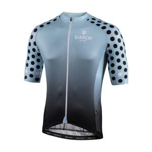 BIANCHI MILANO Cyklistický dres s krátkým rukávem - CEDRINO - světle modrá XL