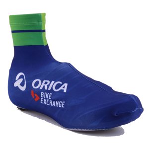BONAVELO Cyklistické návleky na tretry - ORICA 2018 - zelená/modrá