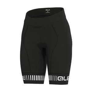 ALÉ Cyklistické kalhoty krátké bez laclu - STRADA LADY - černá/bílá M