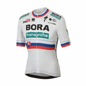 SPORTFUL Cyklistický dres s krátkým rukávem - BORA HANSGROHE 2020 - vícebarevná S