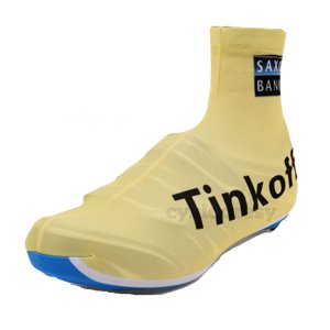 BONAVELO Cyklistické návleky na tretry - TINKOFF SAXO 2015 - žlutá