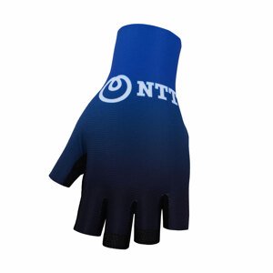 BONAVELO Cyklistické rukavice krátkoprsté - NTT 2020 - modrá L