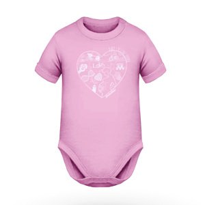 dětské body - BABY CYCLING LOVER - růžová