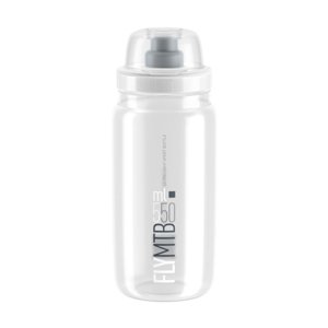 ELITE Cyklistická láhev na vodu - FLY MTB 550 ml - transparentní