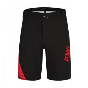 MONTON Cyklistické kalhoty krátké bez laclu - POW MTB - červená/černá S