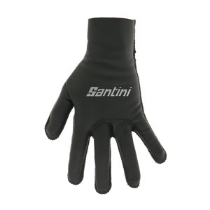 SANTINI Cyklistické rukavice dlouhoprsté - VEGA XTREME - černá XL