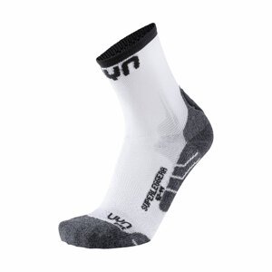 UYN Cyklistické ponožky klasické - SUPERLEGGERA - bílá/černá 39-41