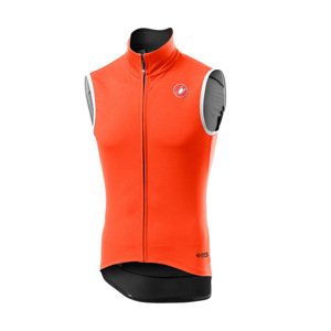 CASTELLI Cyklistická vesta - PERFETTO ROS - oranžová L