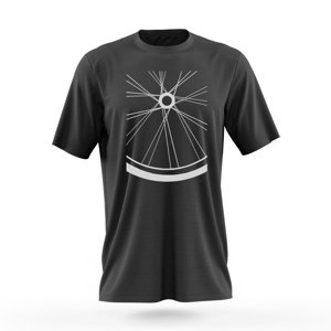 NU. BY HOLOKOLO Cyklistické triko s krátkým rukávem - RIDE THIS WAY - vícebarevná/černá XS