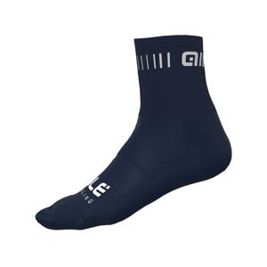 ALÉ Cyklistické ponožky klasické - STRADA Q-SKIN - modrá